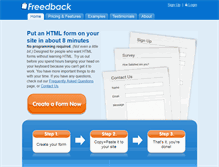 Tablet Screenshot of freedback.com